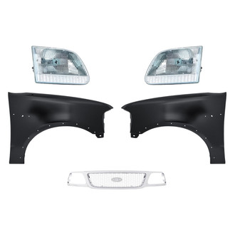TruParts® - 5-Piece Kit (Driver and Passenger Side Headlights, Grille, Driver and Passenger Side Fenders) (Standard Line)