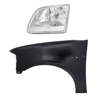 TruParts® - 2-Piece Kit (Driver Side Headlight, Front Driver Side Fender) (Standard Line)
