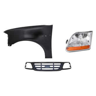 TruParts® - 3-Piece Kit (Driver Side Headlight, Grille, Front Driver Side Fender) (Standard Line)