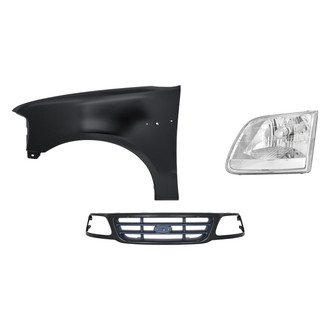 TruParts® - 3-Piece Kit (Driver Side Headlight, Grille, Front Driver Side Fender) (Standard Line)