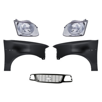 TruParts® - 5-Piece Kit (Driver and Passenger Side Headlights, Grille, Driver and Passenger Side Fenders) (Standard Line)