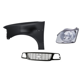 TruParts® - 3-Piece Kit (Driver Side Headlight, Grille, Front Driver Side Fender) (Standard Line)