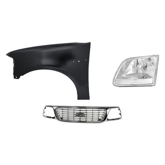 TruParts® - 3-Piece Kit (Driver Side Headlight, Grille, Front Driver Side Fender) (Standard Line)