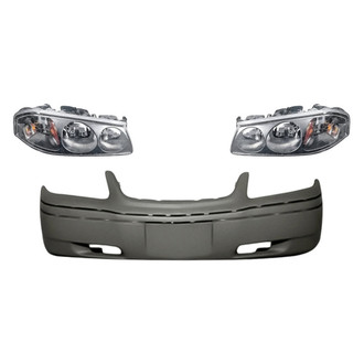 TruParts® - 3-Piece Kit (Driver and Passenger Side Headlights, Front Bumper Cover) (Standard Line)