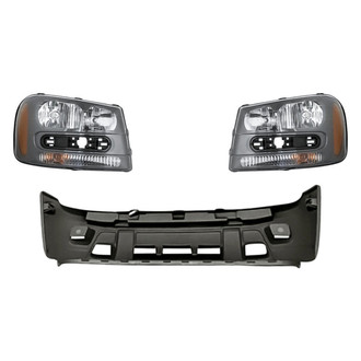 TruParts® - 3-Piece Kit (Driver and Passenger Side Headlights, Front Bumper Cover) (Standard Line)