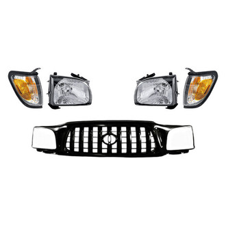 TruParts® - 5-Piece Kit (Driver and Passenger Side Headlights, Grille, Driver and Passenger Side Turn Signal/Corner Lights) (Standard Line)