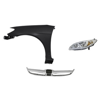 TruParts® - 3-Piece Kit (Driver Side Headlight, Grille Bar, Front Driver Side Fender) (Standard Line)