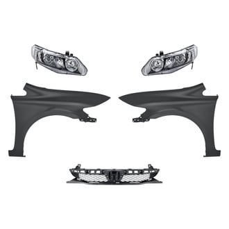 TruParts® - 5-Piece Kit (Driver and Passenger Side Headlights, Grille, Driver and Passenger Side Fenders) (Standard Line)