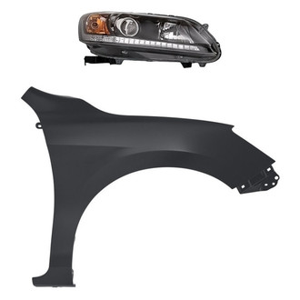 TruParts® - 2-Piece Kit (Passenger Side Headlight, Front Passenger Side Fender) (Standard Line)