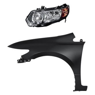 TruParts® - 2-Piece Kit (Driver Side Headlight, Front Driver Side Fender) (Standard Line)