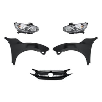 TruParts® - 5-Piece Kit (Driver and Passenger Side Headlights, Grille, Driver and Passenger Side Fenders) (Standard Line)