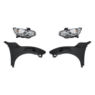 TruParts® - 4-Piece Kit (Driver and Passenger Side Headlights, Driver and Passenger Side Fenders) (Standard Line)