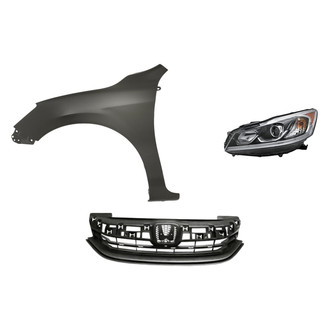 TruParts® - 3-Piece Kit (Driver Side Headlight, Grille, Front Driver Side Fender) (CAPA Certified)