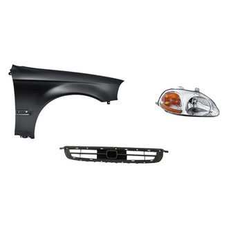 TruParts® - 3-Piece Kit (Passenger Side Headlight, Grille, Front Passenger Side Fender) (Standard Line)