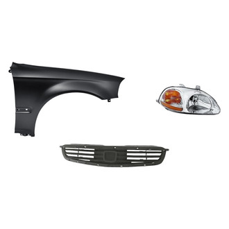TruParts® - 3-Piece Kit (Passenger Side Headlight, Grille, Front Passenger Side Fender) (Standard Line)
