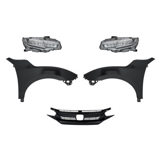 TruParts® - 5-Piece Kit (Driver and Passenger Side Headlights, Grille, Driver and Passenger Side Fenders) (Standard Line)