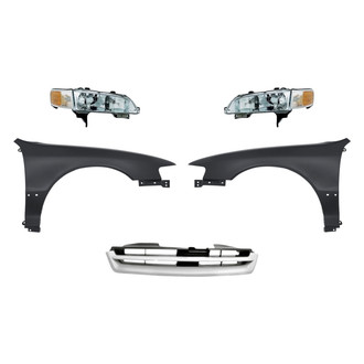 TruParts® - 5-Piece Kit (Driver and Passenger Side Headlights, Grille, Driver and Passenger Side Fenders) (Standard Line)