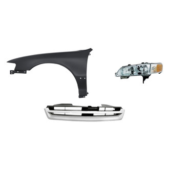 TruParts® - 3-Piece Kit (Driver Side Headlight, Grille, Front Driver Side Fender) (Standard Line)