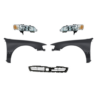 TruParts® - 5-Piece Kit (Driver and Passenger Side Headlights, Grille, Driver and Passenger Side Fenders) (Standard Line)