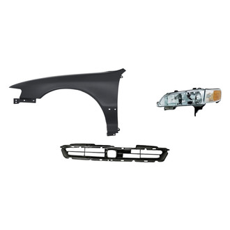 TruParts® - 3-Piece Kit (Driver Side Headlight, Grille, Front Driver Side Fender) (Standard Line)