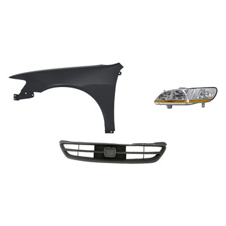 TruParts® - 3-Piece Kit (Driver Side Headlight, Grille, Front Driver Side Fender) (Standard Line)