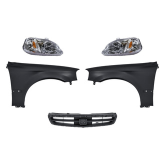 TruParts® - 5-Piece Kit (Driver and Passenger Side Headlights, Grille, Driver and Passenger Side Fenders) (Standard Line)