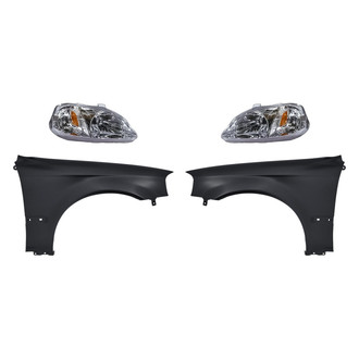 TruParts® - 4-Piece Kit (Driver and Passenger Side Headlights, Driver and Passenger Side Fenders) (Standard Line)