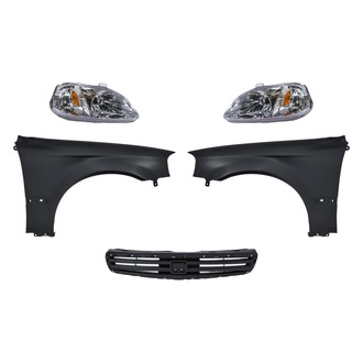 TruParts® - 5-Piece Kit (Driver and Passenger Side Headlights, Grille, Driver and Passenger Side Fenders) (Standard Line)