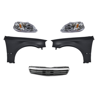 TruParts® - 5-Piece Kit (Driver and Passenger Side Headlights, Grille, Driver and Passenger Side Fenders) (Standard Line)