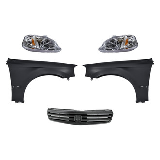 TruParts® - 5-Piece Kit (Driver and Passenger Side Headlights, Grille, Driver and Passenger Side Fenders) (Standard Line)