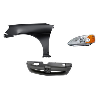 TruParts® - 3-Piece Kit (Driver Side Headlight, Grille, Front Driver Side Fender) (Standard Line)