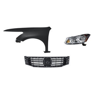 TruParts® - 3-Piece Kit (Driver Side Headlight, Grille, Front Driver Side Fender) (Standard Line)