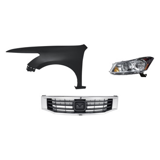 TruParts® - 3-Piece Kit (Driver Side Headlight, Grille, Front Driver Side Fender) (Standard Line)