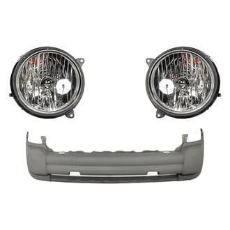TruParts® - 3-Piece Kit (Driver and Passenger Side Headlights, Front Bumper Cover) (Standard Line)