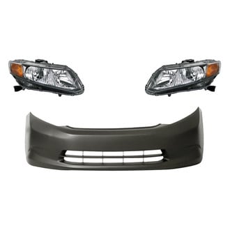 TruParts® - 3-Piece Kit (Driver and Passenger Side Headlights, Front Bumper Cover) (Standard Line)