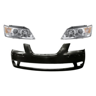 TruParts® - 3-Piece Kit (Driver and Passenger Side Headlights, Front Bumper Cover) (CAPA Certified)