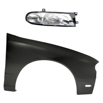 TruParts® - 2-Piece Kit (Passenger Side Headlight, Front Passenger Side Fender) (Standard Line)