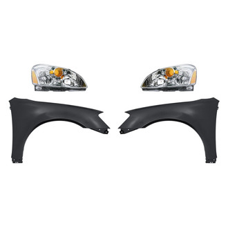 TruParts® - 4-Piece Kit (Driver and Passenger Side Headlights, Driver and Passenger Side Fenders) (Standard Line)