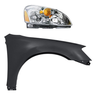 TruParts® - 2-Piece Kit (Passenger Side Headlight, Front Passenger Side Fender) (Standard Line)