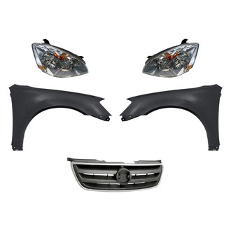TruParts® - 5-Piece Kit (Driver and Passenger Side Headlights, Grille, Driver and Passenger Side Fenders) (Standard Line)