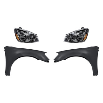 TruParts® - 4-Piece Kit (Driver and Passenger Side Headlights, Driver and Passenger Side Fenders) (Standard Line)
