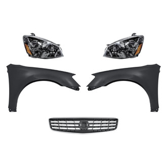 TruParts® - 5-Piece Kit (Driver and Passenger Side Headlights, Grille, Driver and Passenger Side Fenders) (Standard Line)