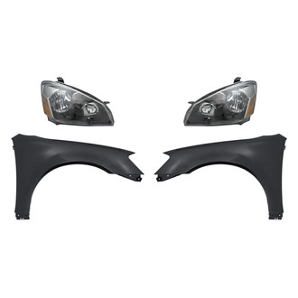 TruParts® - 4-Piece Kit (Driver and Passenger Side Headlights, Driver and Passenger Side Fenders) (Standard Line)