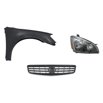 TruParts® - 3-Piece Kit (Passenger Side Headlight, Grille, Front Passenger Side Fender) (Standard Line)