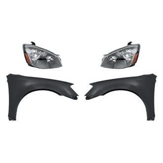 TruParts® - 4-Piece Kit (Driver and Passenger Side Headlights, Driver and Passenger Side Fenders) (Standard Line)