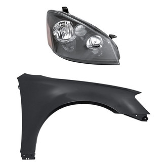 TruParts® - 2-Piece Kit (Passenger Side Headlight, Front Passenger Side Fender) (Standard Line)