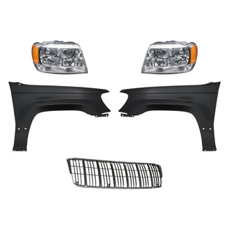 TruParts® - 5-Piece Kit (Driver and Passenger Side Headlights, Grille, Driver and Passenger Side Fenders) (Standard Line)