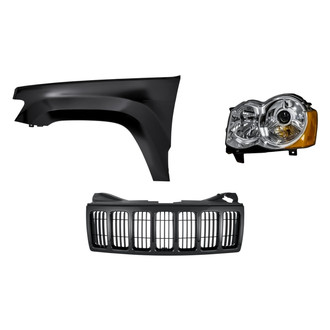 TruParts® - 3-Piece Kit (Driver Side Headlight, Grille, Front Driver Side Fender) (Standard Line)