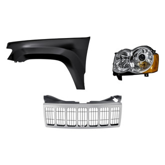 TruParts® - 3-Piece Kit (Driver Side Headlight, Grille, Front Driver Side Fender) (Standard Line)