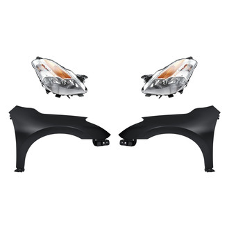 TruParts® - 4-Piece Kit (Driver and Passenger Side Headlights, Driver and Passenger Side Fenders) (Standard Line)